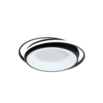 Brilagi - Lampă de tavan LED reglabilă FLARE LED/84W/230V 3000-6000K 47x51 cm neagră + telecomandă