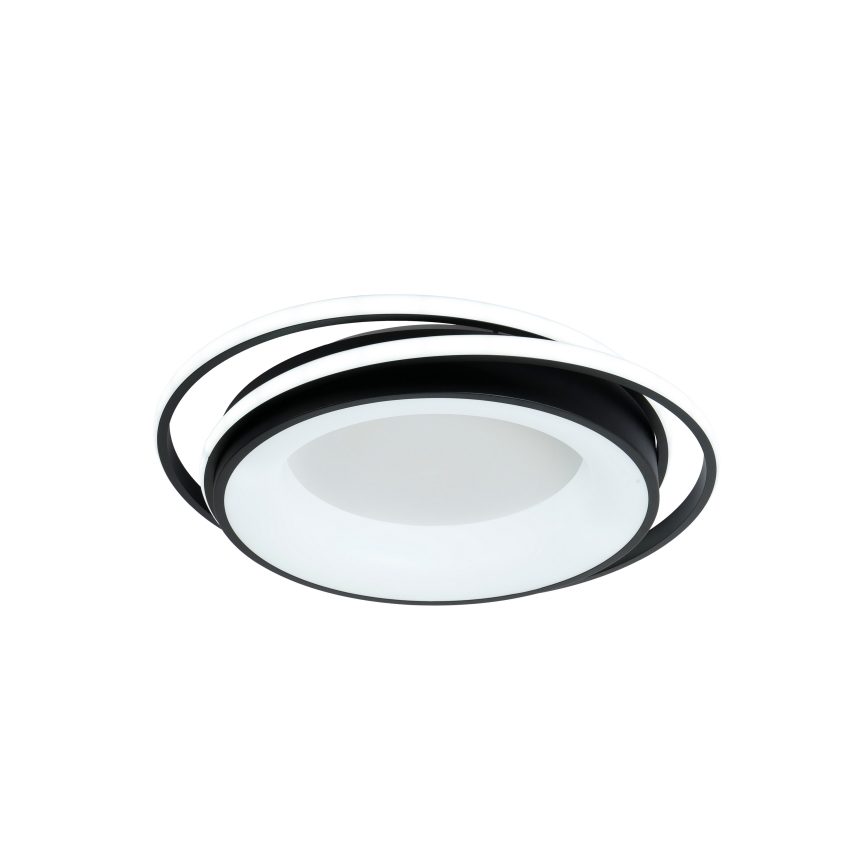 Brilagi - Lampă de tavan LED reglabilă FLARE LED/84W/230V 3000-6000K 47x51 cm neagră + telecomandă