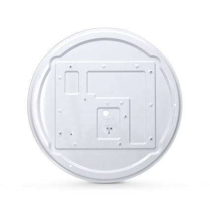Brilagi - Plafonieră LED dimabilă GLORIA, 48 W, 230 V, 3000–6500 K, finisaj stejar, Ø 40 cm + telecomandă