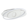 Brilagi - Plafonieră LED dimabilă IRIS LED/78W/230V 3000-6000K 37x49 cm albă + telecomandă