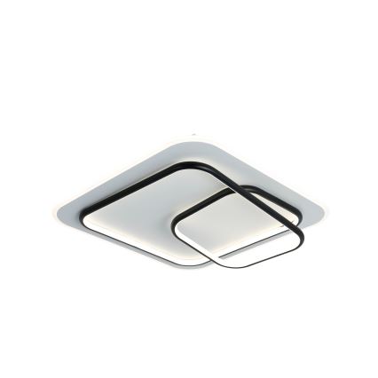 Brilagi - Plafonieră LED dimmabilă IRIS LED/81W/230V 3000-6000K 50x50 cm alb/negru + telecomandă