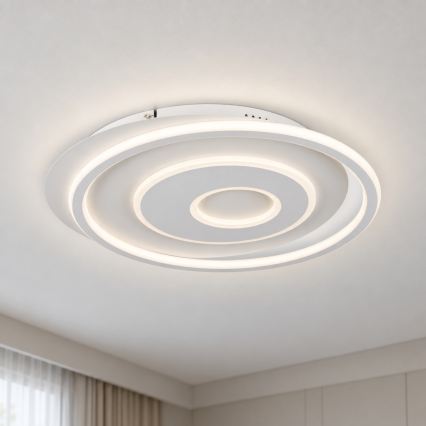 BRILAGI - Plafonieră LED reglabilă IRIS LED/83W/230V 3000-6000K 46x50 cm alb + telecomandă