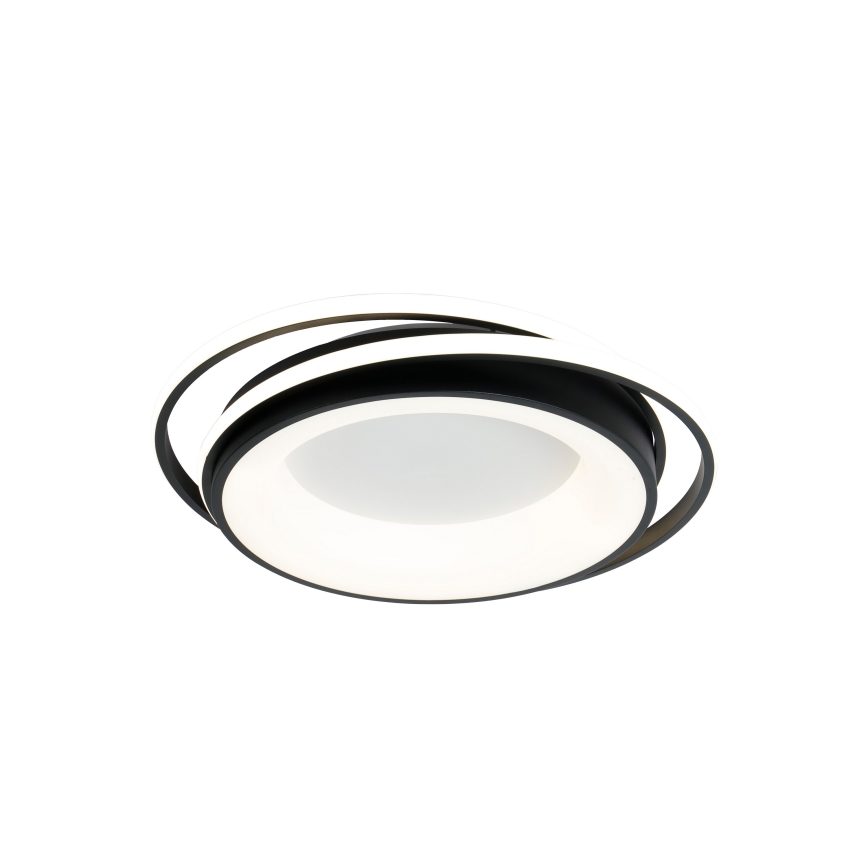Brilagi - Plafonieră LED dimabilă IRIS LED/84W/230V 3000-6000K 47x51 cm neagră + telecomandă