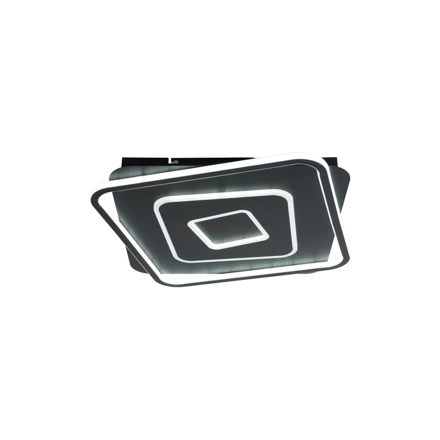 Brilagi - Plafonieră LED dimmabilă IRIS LED/98W/230V 3000-6000K 50x50 cm neagră + telecomandă