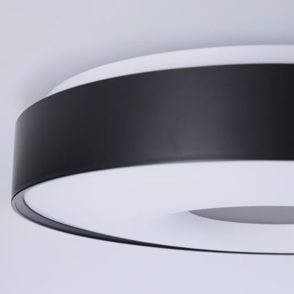 Brilagi - Plafonier LED dimabil JAMIS LED/48W/230V 3000-6500K Ø 39 cm negru + telecomandă