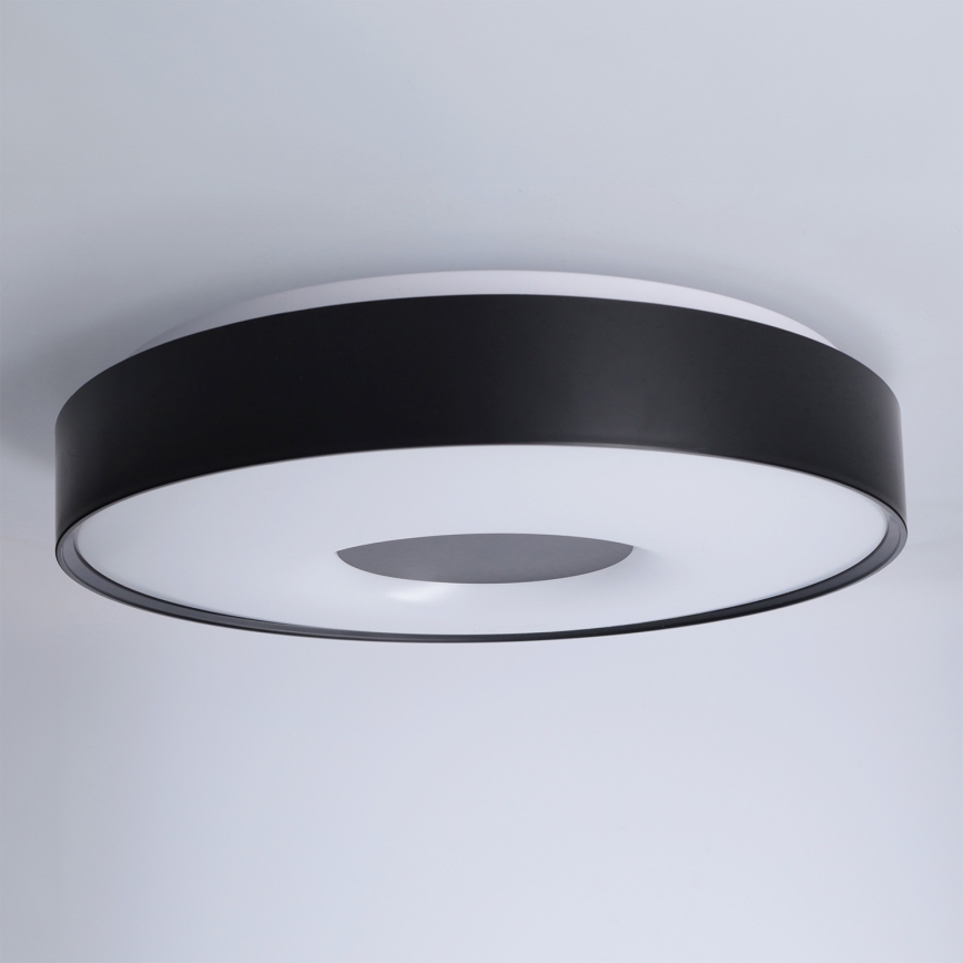 Brilagi - Plafonier LED dimabil JAMIS LED/48W/230V 3000-6500K Ø 39 cm negru + telecomandă