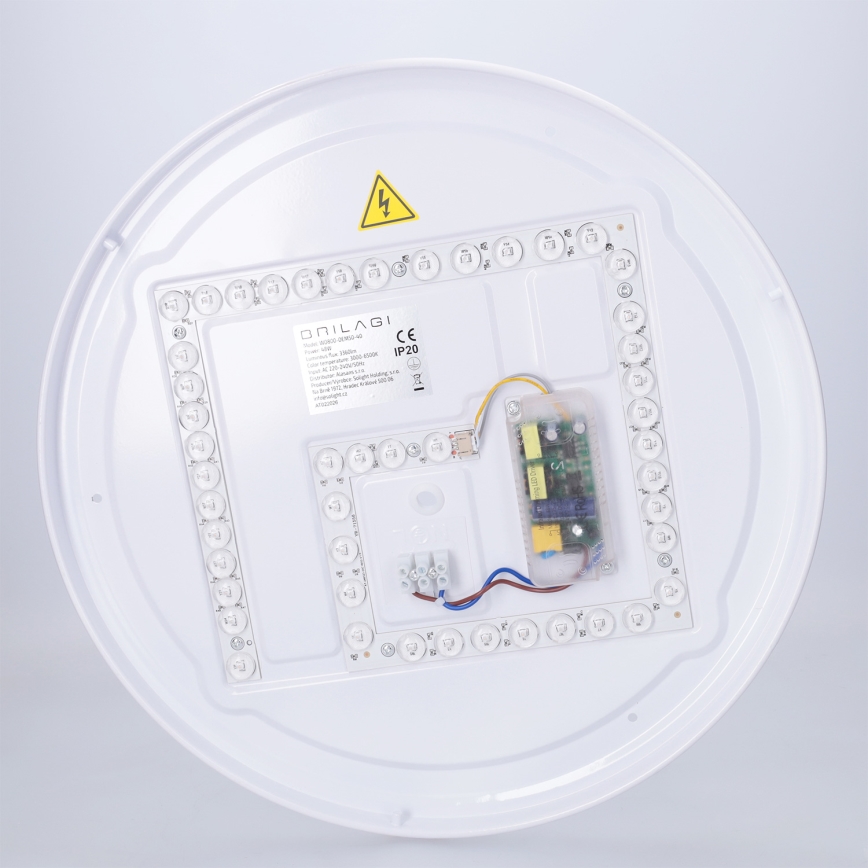 Brilagi - Plafonier LED dimabil JAMIS LED/48W/230V 3000-6500K Ø 39 cm negru + telecomandă