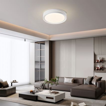 Brilagi - Plafonieră LED dimabilă KREON LED/54W/230V 3000-6000K, albă, Ø 38 cm + telecomandă