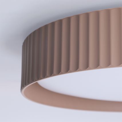 Brilagi - Plafonieră LED dimmabilă LUCIA LED/48W/230V 3000-6500K Ø 41 cm taupe + telecomandă