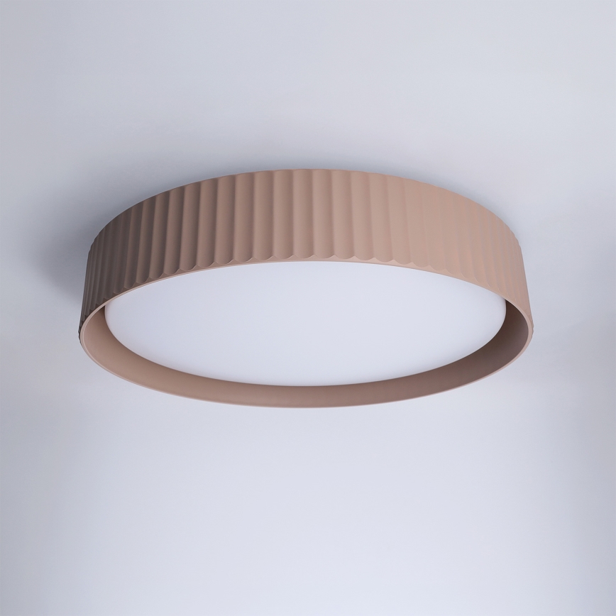 Brilagi - Plafonieră LED dimmabilă LUCIA LED/48W/230V 3000-6500K Ø 41 cm taupe + telecomandă