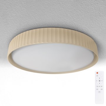 Brilagi - Plafonieră LED dimabilă LUCIA LED/48W/230V 3000-6500K Ø 41 cm bej + telecomandă