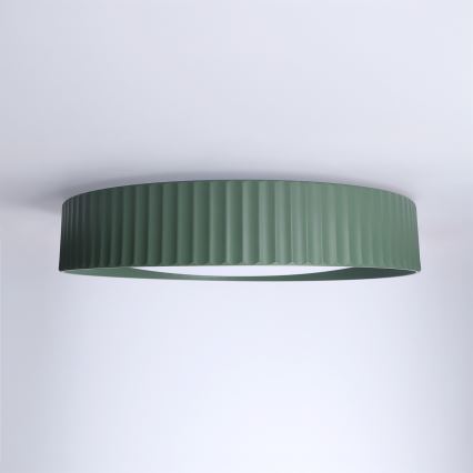 Brilagi - Plafonieră LED dimabilă LUCIA, 48W, 230V, 3000–6500K, Ø 41 cm, verde + telecomandă