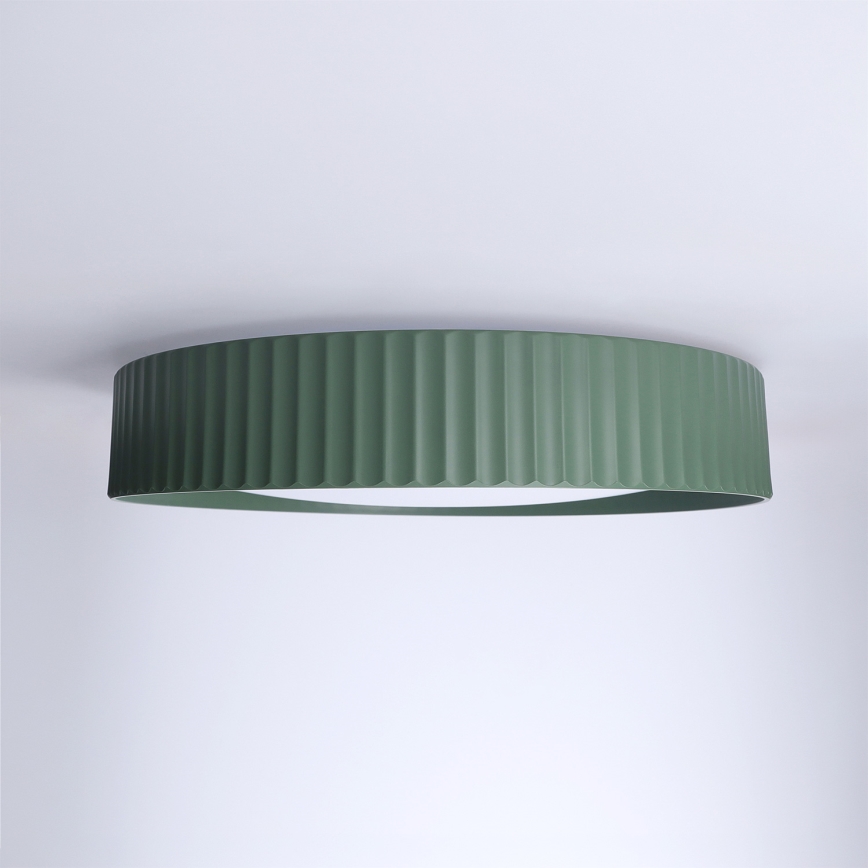 Brilagi - Plafonieră LED dimabilă LUCIA, 48W, 230V, 3000–6500K, Ø 41 cm, verde + telecomandă