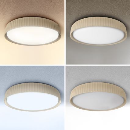 Brilagi - Plafonieră LED reglabilă LUCIA LED/48W/230V 3000-6500K Ø 41 cm bej + telecomandă