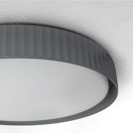 Brilagi - Plafonieră LED dimabilă LUCIA LED/48W/230V 3000-6500K Ø 41 cm gri + telecomandă