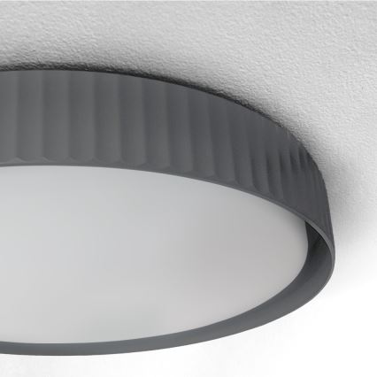 Brilagi - Plafonieră LED dimabilă LUCIA LED/60W/230V 3000-6500K Ø 59 cm gri + telecomandă