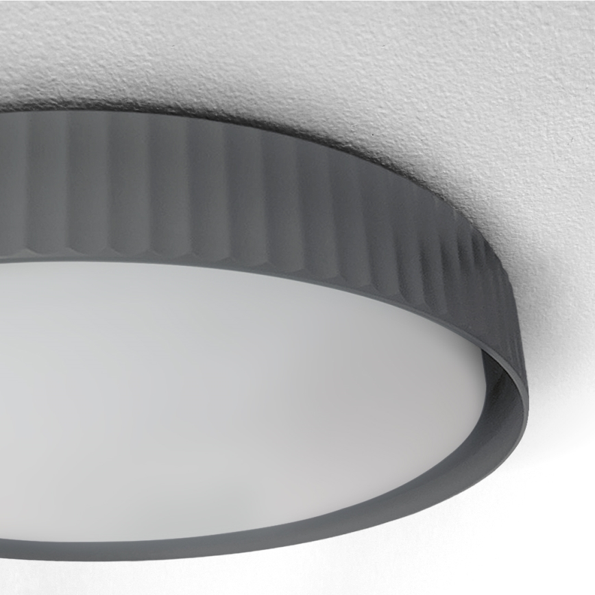 Brilagi - Plafonieră LED dimabilă LUCIA LED/60W/230V 3000-6500K Ø 59 cm gri + telecomandă