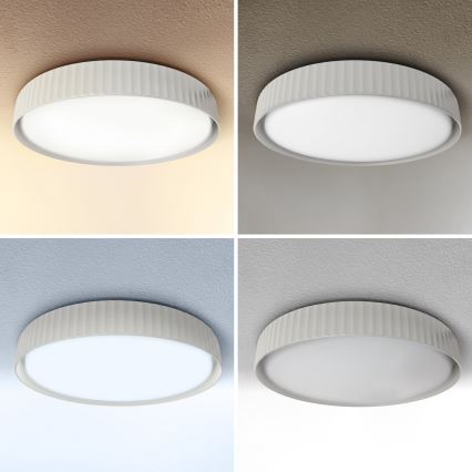 Brilagi - Plafonieră LED dimabilă LUCIA LED/60W/230V 3000–6500K Ø 59 cm albă + telecomandă