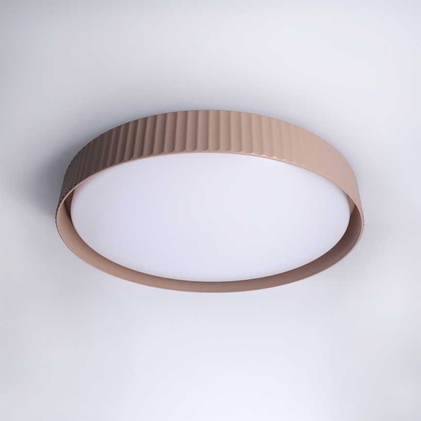 Brilagi - Lampă de tavan LED reglabilă LUCIA LED/60W/230V 3000-6500K Ø 59 cm maro + telecomandă