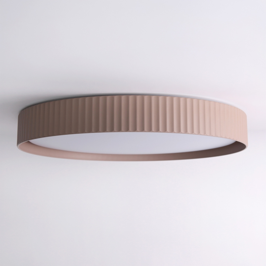 Brilagi - Lampă de tavan LED reglabilă LUCIA LED/60W/230V 3000-6500K Ø 59 cm maro + telecomandă