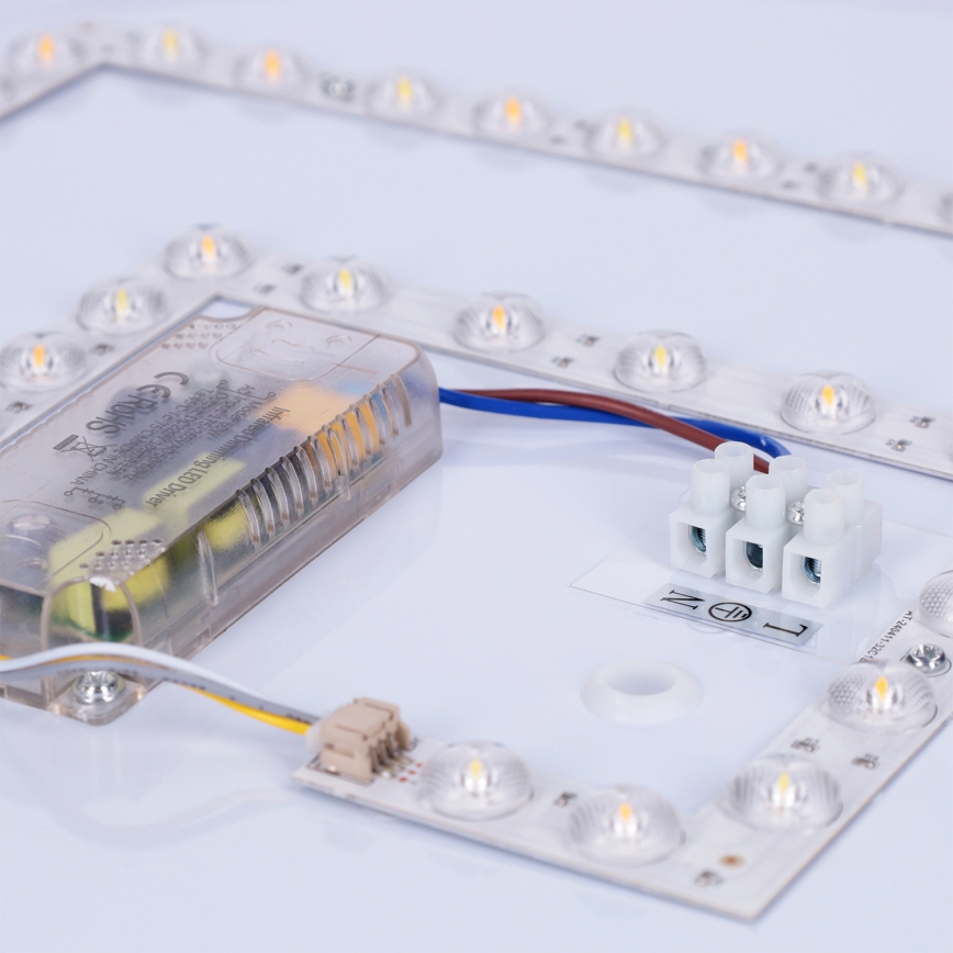 Brilagi - Lampă de tavan LED dimabilă LUCIA LED/60W/230V 3000-6500K Ø 59 cm verde + telecomandă