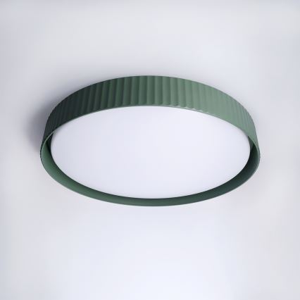 Brilagi - Lampă de tavan LED dimabilă LUCIA LED/60W/230V 3000-6500K Ø 59 cm verde + telecomandă