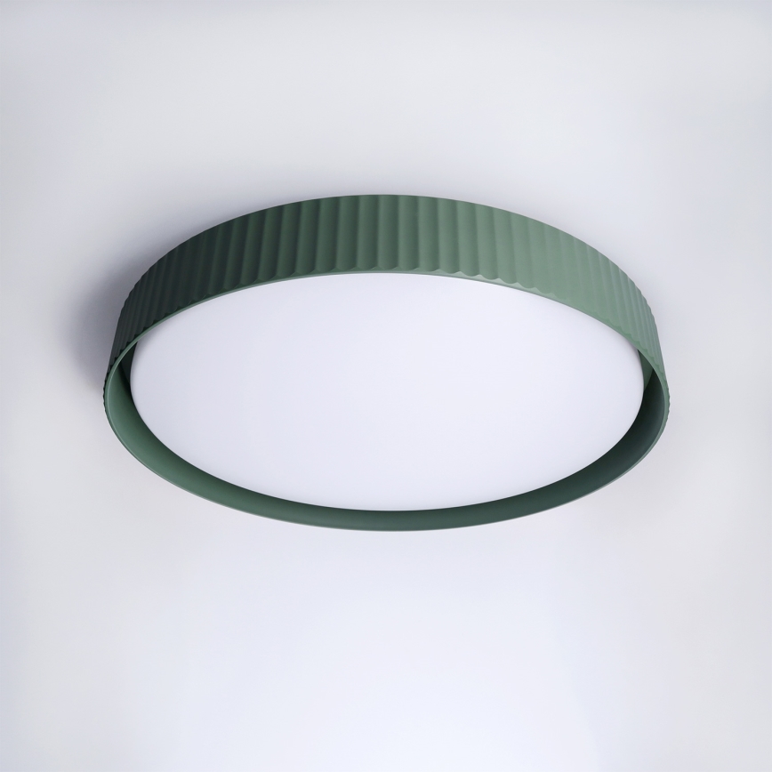 Brilagi - Lampă de tavan LED dimabilă LUCIA LED/60W/230V 3000-6500K Ø 59 cm verde + telecomandă