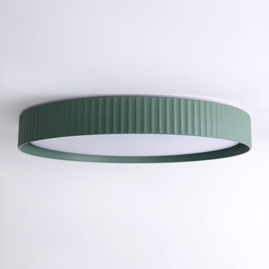 Brilagi - Lampă de tavan LED dimabilă LUCIA LED/60W/230V 3000-6500K Ø 59 cm verde + telecomandă