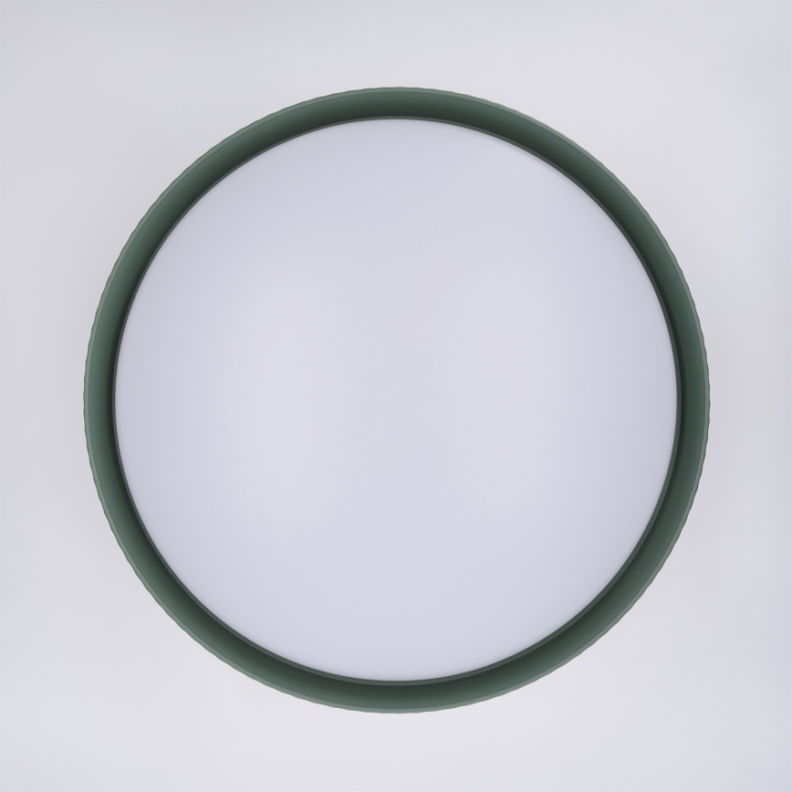Brilagi - Lampă de tavan LED dimabilă LUCIA LED/60W/230V 3000-6500K Ø 59 cm verde + telecomandă