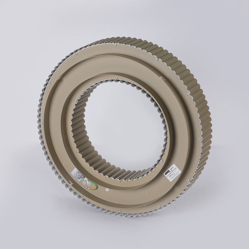 Brilagi - Plafonieră LED dimabilă LUMIX, 48W, 230V, 3000–6000K, bej, Ø 50 cm, cu telecomandă