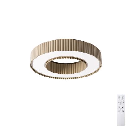 Brilagi - Plafonieră LED dimabilă LUMIX, 48W, 230V, 3000–6000K, bej, Ø 50 cm, cu telecomandă
