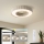 Brilagi - Plafonieră LED dimabilă LUMIX, 48W, 230V, 3000–6000K, bej, Ø 50 cm, cu telecomandă