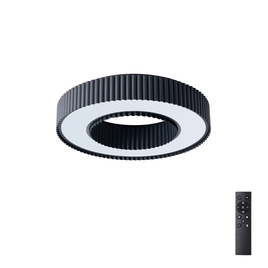 Brilagi - Plafonieră LED dimabilă LUMIX, LED/48W/230V, 3000-6000K, negru, Ø 50 cm + telecomandă inclusă