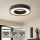 Brilagi - Plafonieră LED dimabilă LUMIX, LED/48W/230V, 3000-6000K, negru, Ø 50 cm + telecomandă inclusă