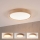 Brilagi - Plafonieră LED dimabilă MANAROLA SMART, 24W, 230V, 3000-6000K, Wi-Fi Tuya Beacon, Ø 41 cm, stejar + telecomandă