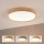 Brilagi - Plafonieră LED dimabilă MANAROLA SMART, 36 W, 230 V, 3000–6000K, Wi‑Fi Tuya Beacon, Ø 51 cm, stejar + telecomandă
