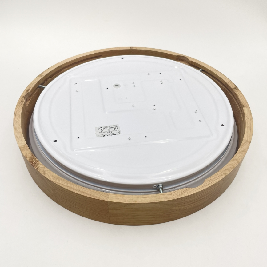 Brilagi - Plafonieră LED dimabilă MANAROLA SMART STARS 24W/230V 3000–6000K Wi-Fi Tuya Beacon Ø 41 cm stejar, cu telecomandă