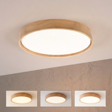 Brilagi - Plafonieră LED dimabilă MANAROLA SMART STARS LED/36W/230V 3000-6000K Wi-Fi Tuya Beacon Ø 51 cm + telecomandă