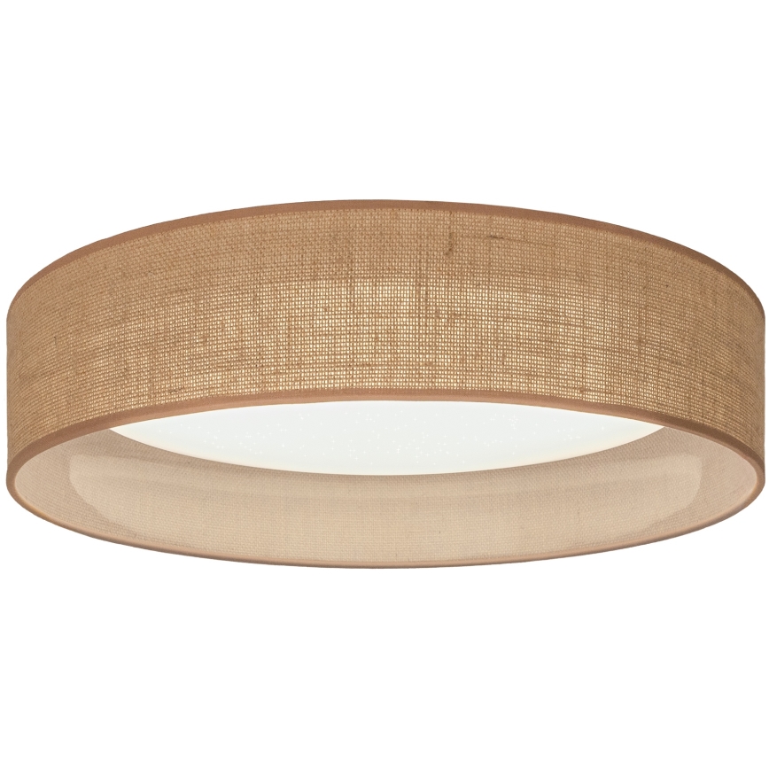 Brilagi - Plafonieră LED dimabilă VELVET SMARTIX STARS LED/24W/230V 3000-6000K Ø 45 cm bej Wi-Fi Tuya Beacon + telecomandă