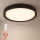 Brilagi - Plafonieră LED dimabilă MATTEO, 48 W, 230 V, 3000–6500 K, Ø 41 cm, negru + telecomandă