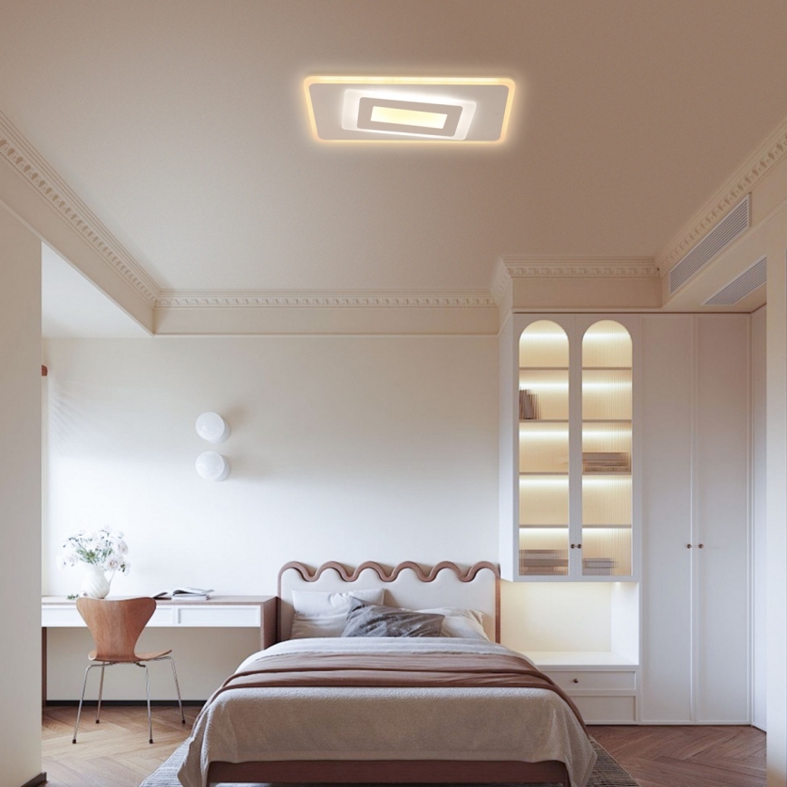 Brilagi - Plafonieră LED reglabilă MODERN LED/51W/230V 3000-6000K 20x40 cm + telecomandă