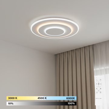Brilagi - Plafonieră LED dimabilă MODERN, 58 W, 230 V, 3000–6000 K, Ø 46,3 cm + telecomandă