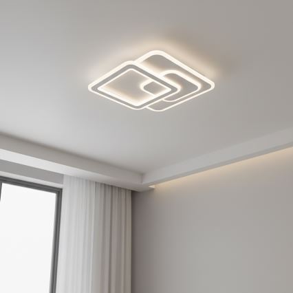 Brilagi - Plafonieră LED modernă reglabilă LED/80W/230V 3000-6000K 52,5x52,5 cm + telecomandă