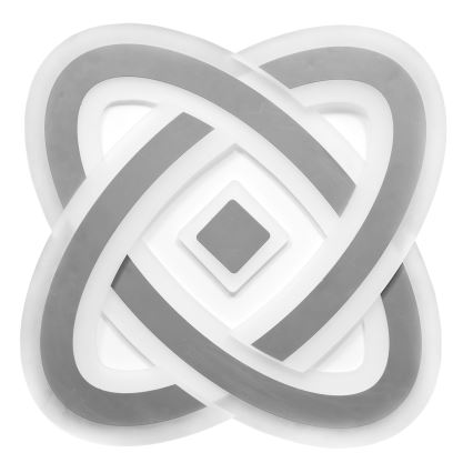 Brilagi - Plafonieră LED dimabilă MODERN LED/90W/230V 3000-6000K 48x48 cm+ telecomandă