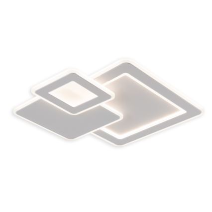 Brilagi - Plafonieră LED MODERN, dimabilă, 93 W, 230 V, 3000-6000 K, 48,5 x 48,5 cm + telecomandă
