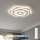 Brilagi - Plafonieră LED dimabilă modernă, 85W/230V, 3000-6000K, Ø 53 cm, cu telecomandă