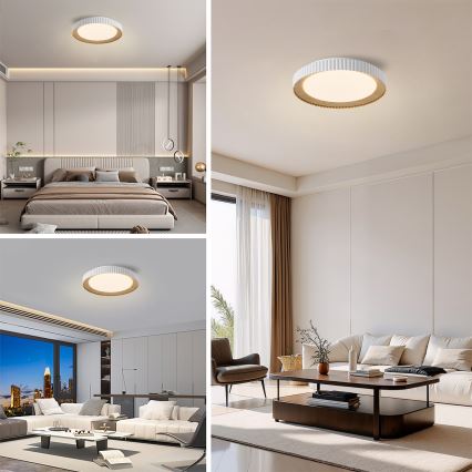 Brilagi - Plafonieră LED reglabilă NEXO 48W/230V 3000–6000K albă, diam. 43 cm + telecomandă