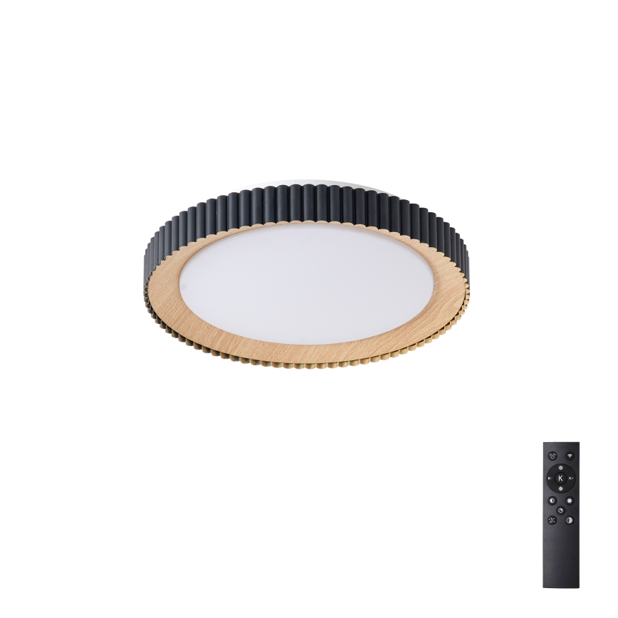 Brilagi - Plafonieră LED reglabilă NEXO, LED/48W/230V, 3000-6000K, neagră, Ø 43 cm + telecomandă