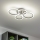 Brilagi - Plafonieră LED dimabilă ORBITS LED/50W/230V 3000-6500K neagră + telecomandă