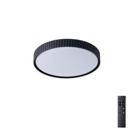 Brilagi - Plafonieră LED reglabilă ORINO, 54 W, 230 V, 3000–6000 K, negru, Ø 43 cm + telecomandă